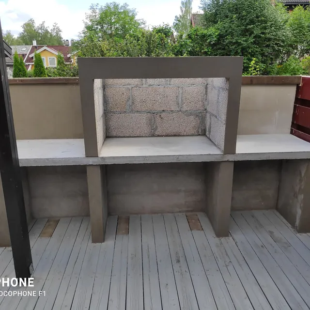 Utegrill laget laget på kundens idé